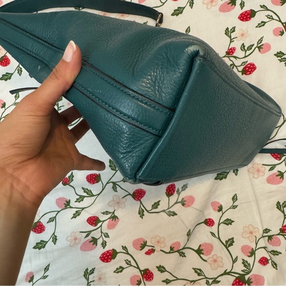 Coach Dark Teal Shoulder Bag - Picture 3 of 9